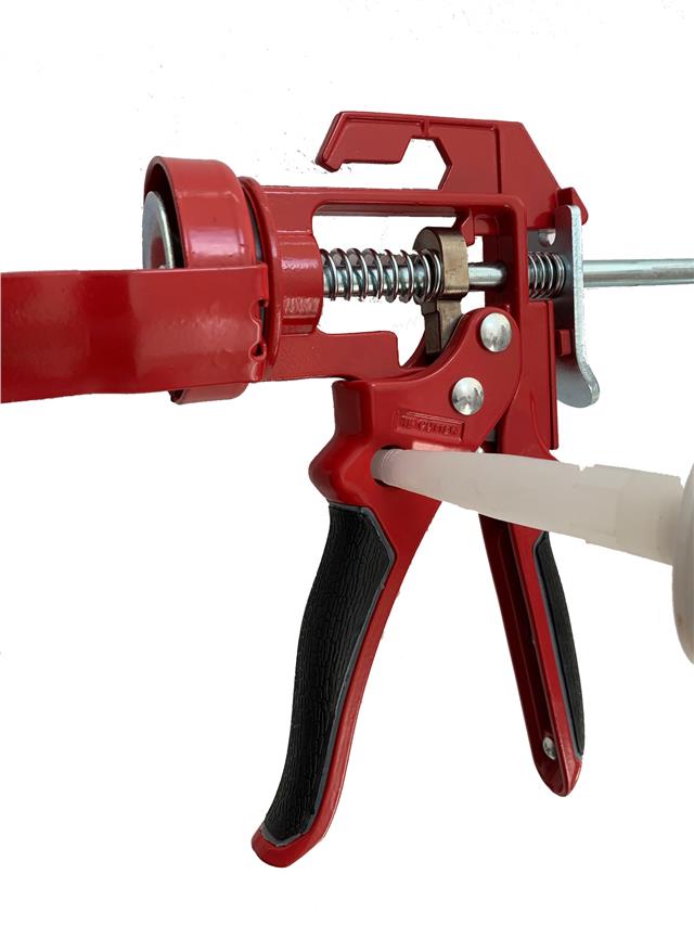 GOBEST GB0006, heavy duty silicone caulking gun, 11 inch, soft grip