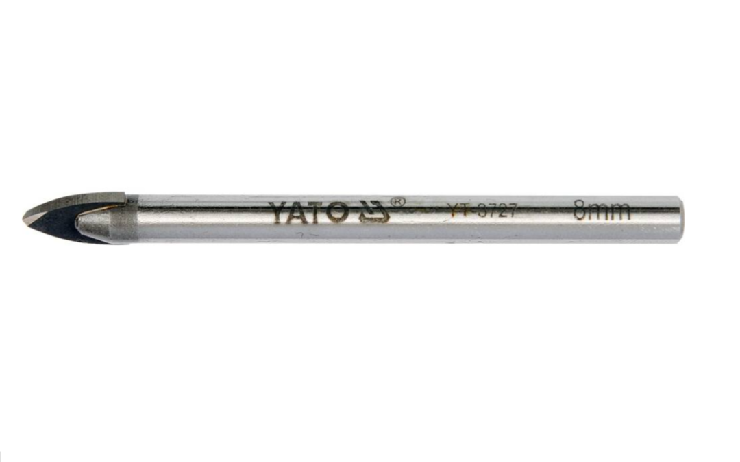 Yato professional glass and tile drill bits 4-8mm