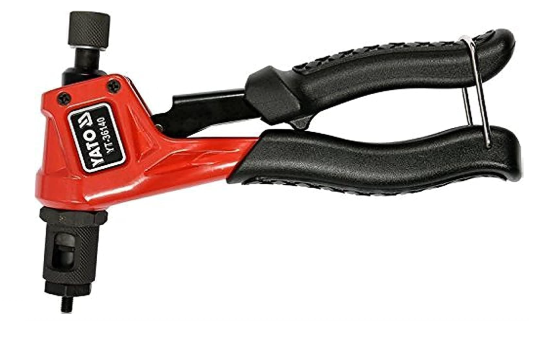 YATO YT-36140 short hand nut riveter compact size 200 mm M3 – M6, soft grip