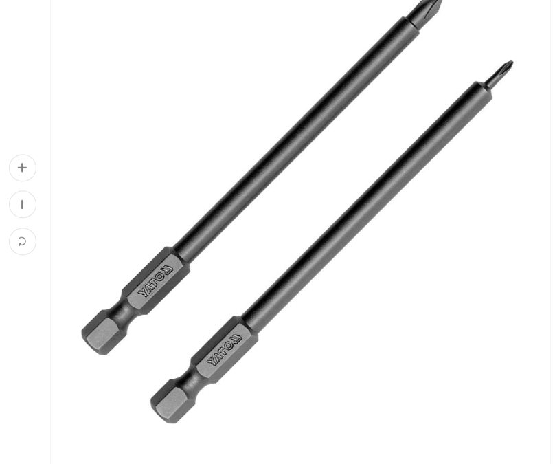 YATO YT-0459 extra long 100mm PH screwdriver bits set 2 pcs PH00 PH0, S2 steel