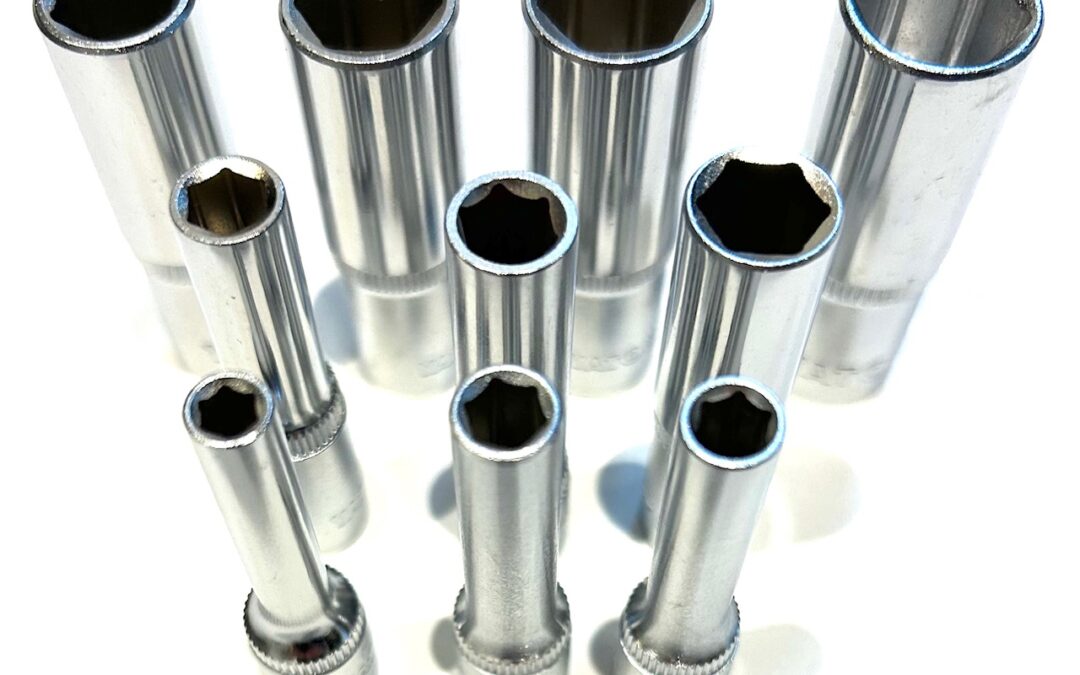 YATO 1/4″  Deep Hex Sockets Set 10pcs, sizes: 4-13mm, CrV steel