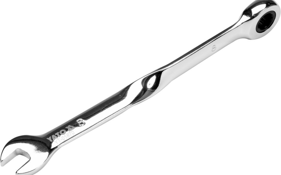 Yato professional combination ratchet twisted spanners wrenches 8-19mm