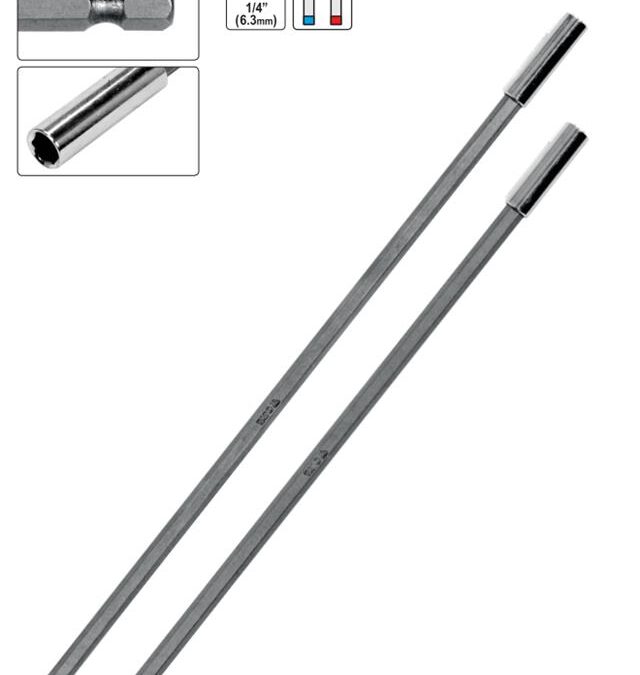 YATO long reach screwdriver bit holders length 150 to 300 mm magnetic hex shank